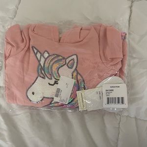 NWT Nordstrom 24mo blush unicorn set